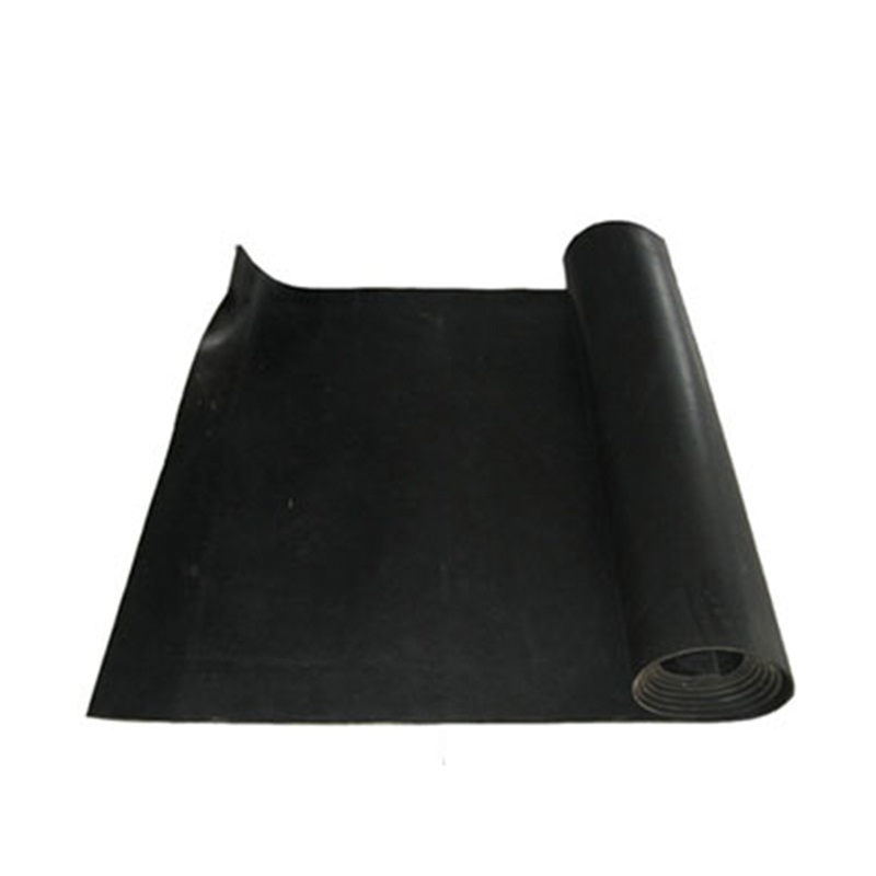 Raxwell  耐高压光面平面绝缘垫  黑色  6mm厚，1m宽，1米/卷，15KV
