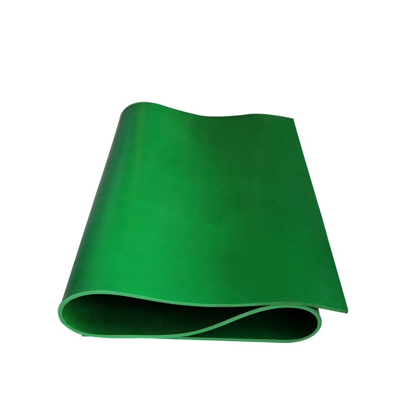 Raxwell  耐高压光面平面绝缘垫  绿色  10mm厚，1m宽，5米/卷，35KV