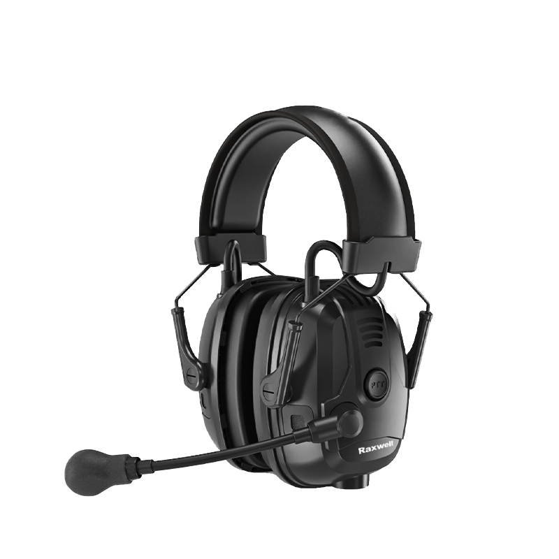 Raxwell 蓝牙通讯降噪耳罩
（无对讲机接口，NRR 26 dB，蓝牙，环境音降噪，可更换耳垫，记忆海绵，可调节头戴）