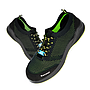 Raxwel 夏季透气型安全鞋，飞织帮面，防砸，防静电， RX-38绿黑