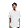 Raxwell 纯棉短袖Polo衫，白色，时尚款，XL