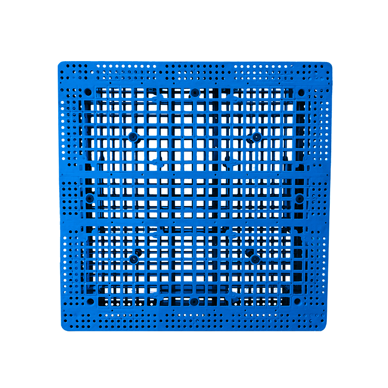 Raxwell塑料托盘，网格双面，全新料，长*宽*高(mm)1100*1100*150，动载1.5T，静载6T，含8根钢管