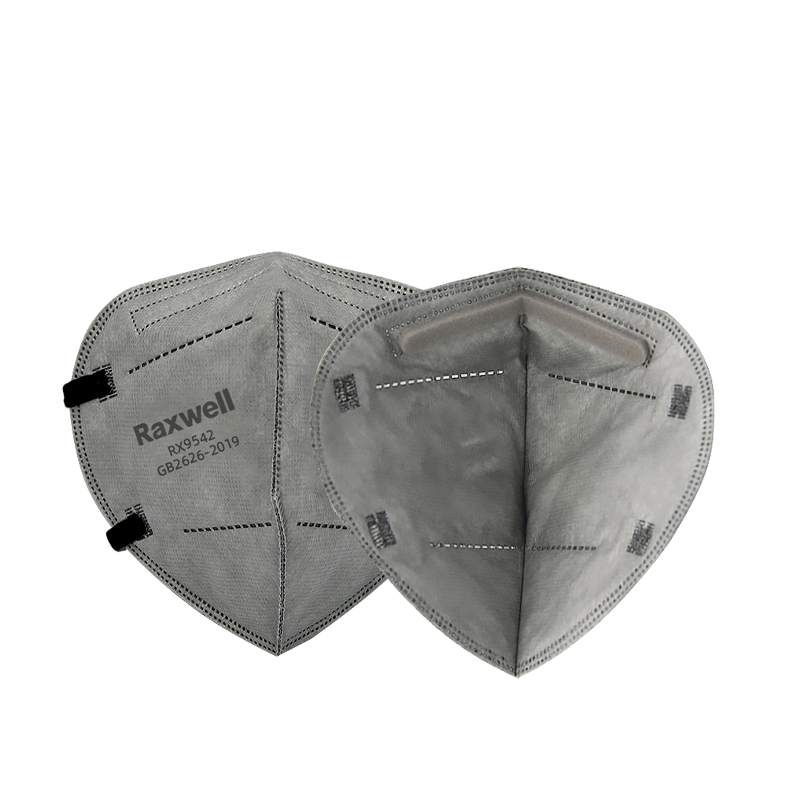 Raxwell 活性炭口罩，防有机气体，头戴式，无阀， 2个/袋，50个/盒