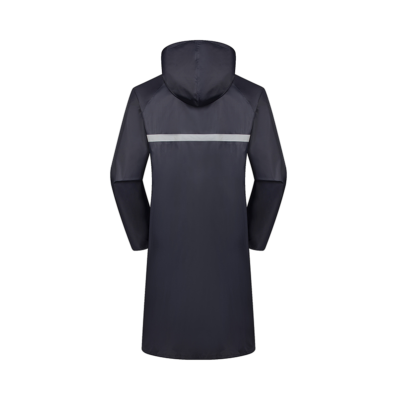 Raxwell 反光连体雨衣，涤丝纺，单层，183T，藏青色，L码