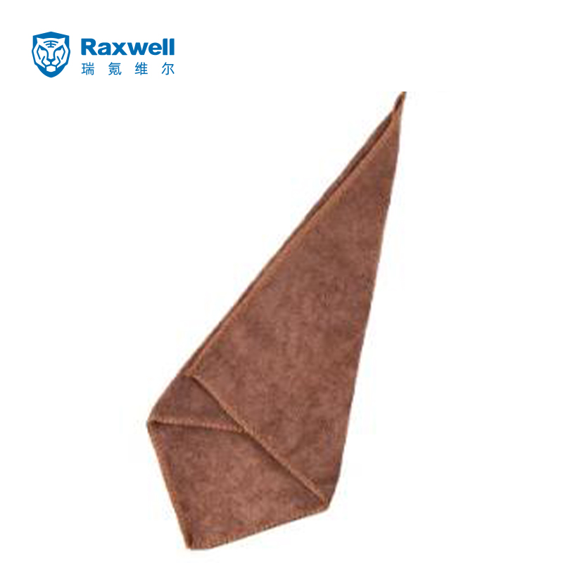 Raxwell 超细纤维吸水方巾  35*35cm 36克（咖色）