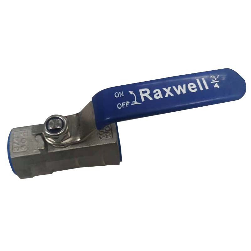 Raxwell 一片式304不锈钢球阀，PT内螺纹，DN6，1000PSI，RVVQ0314，1个（售完即止）
