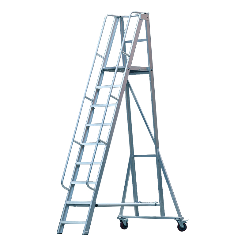 Raxwell 铝合金可折叠取货梯，总高度4.05m，平台高度3.2m，载重150kg