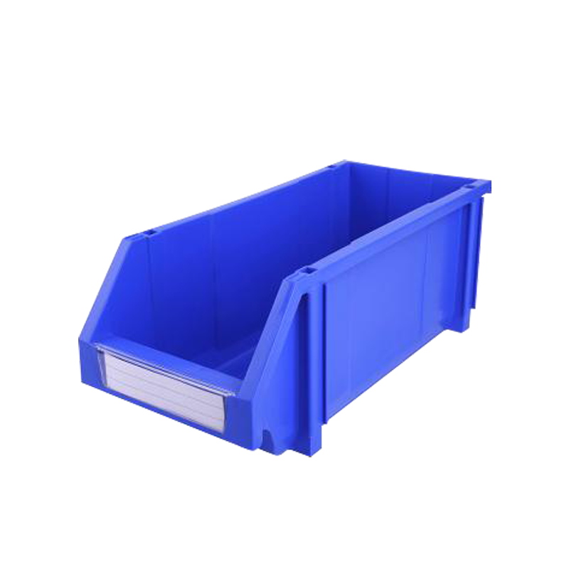 Raxwell 组立背挂斜口盒TK004，外尺寸规格D*W*H(mm)：450×200×177，全新料，蓝色，12个/箱(标签牌1+标签纸1+立柱4)
