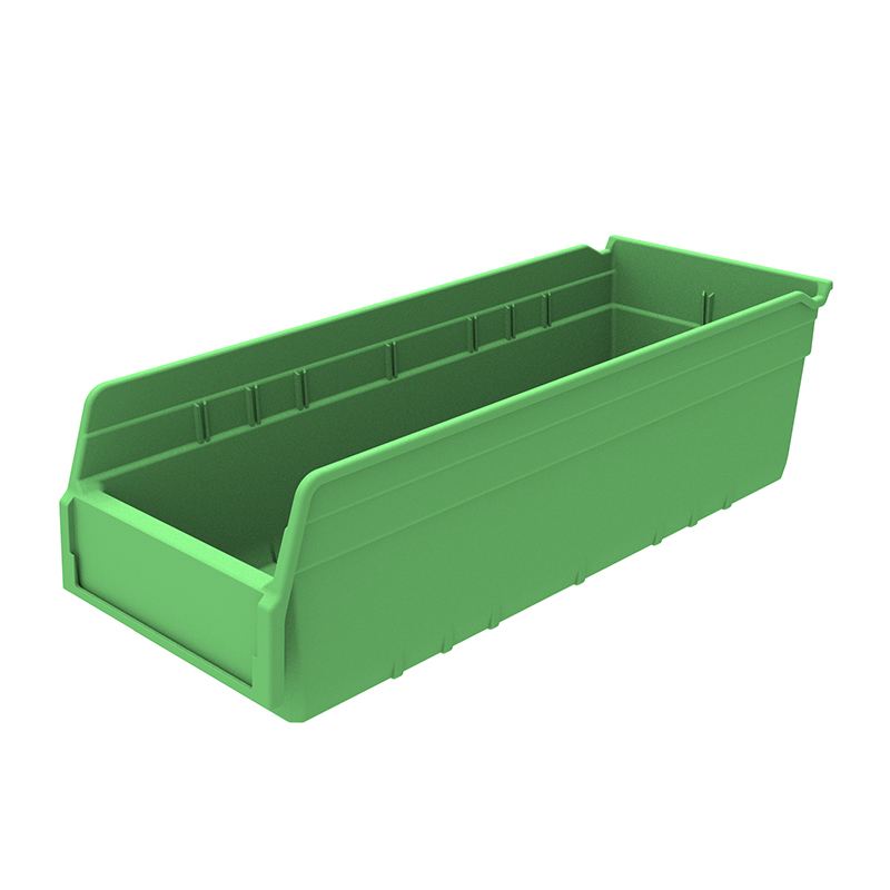 Raxwell 精益物料盒TK5215，外尺寸规格D*W*H(mm)：500×200×150，全新料，绿色，15(标签牌1+标签纸1)