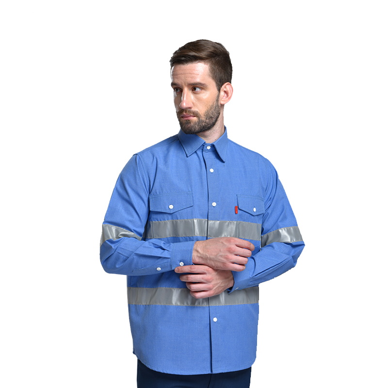 Raxwell 防电弧衬衫，II级防护 8Cal，杜邦Protera专利面料，180，天蓝色