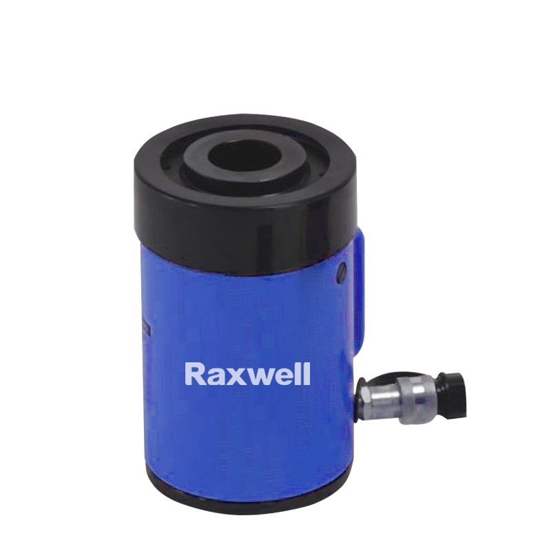 Raxwell 液压单动，中空油缸，13T（125kn），行程42mm，本体高120mm，RTHH0056，1台