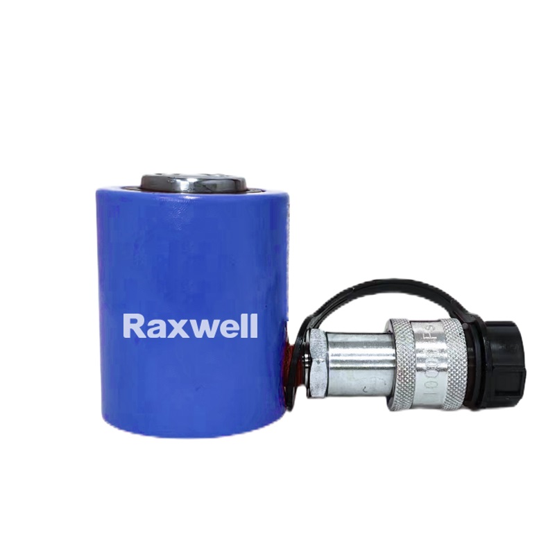 Raxwell 液压单动，低型油缸，10T（101kn），行程88mm，本体高126mm，RTHH0050，1台