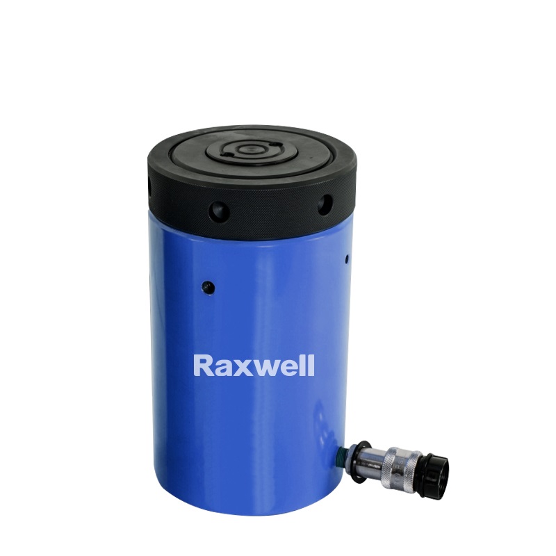 Raxwell 液压单动，高吨位锁帽油缸，50T（496kn）,   行程300mm，本体高414mm，RTHH0103，1台