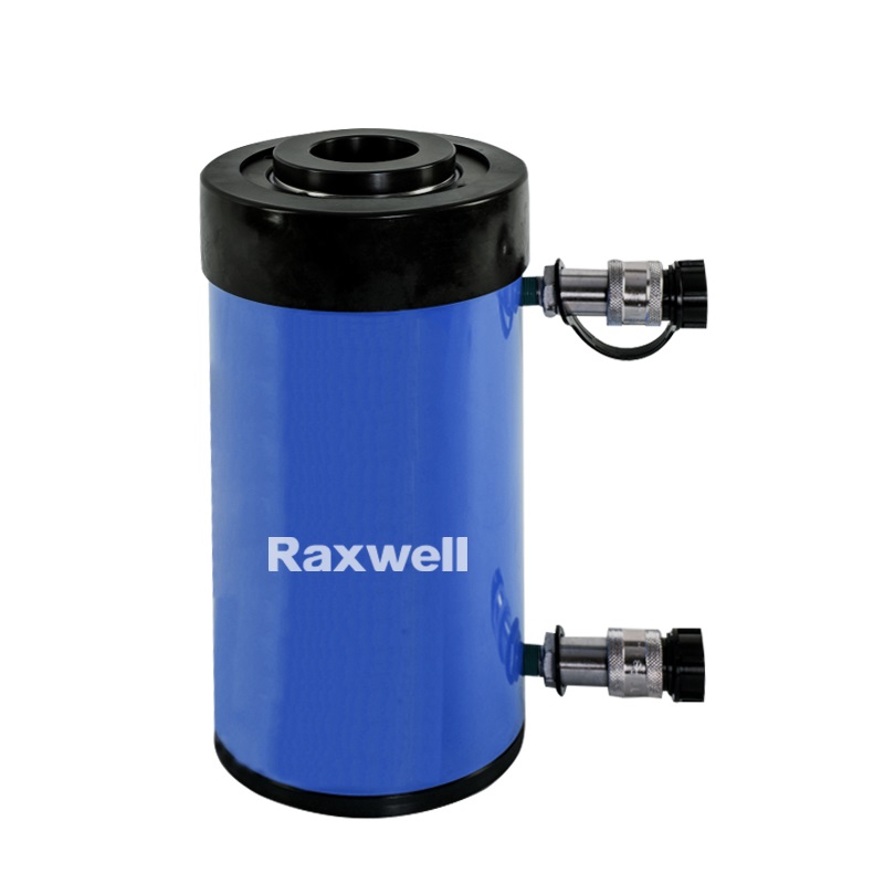 Raxwell 液压双动，中空型油缸，95T（931kn），行程76mm，本体高254mm，RTHH0072，1台