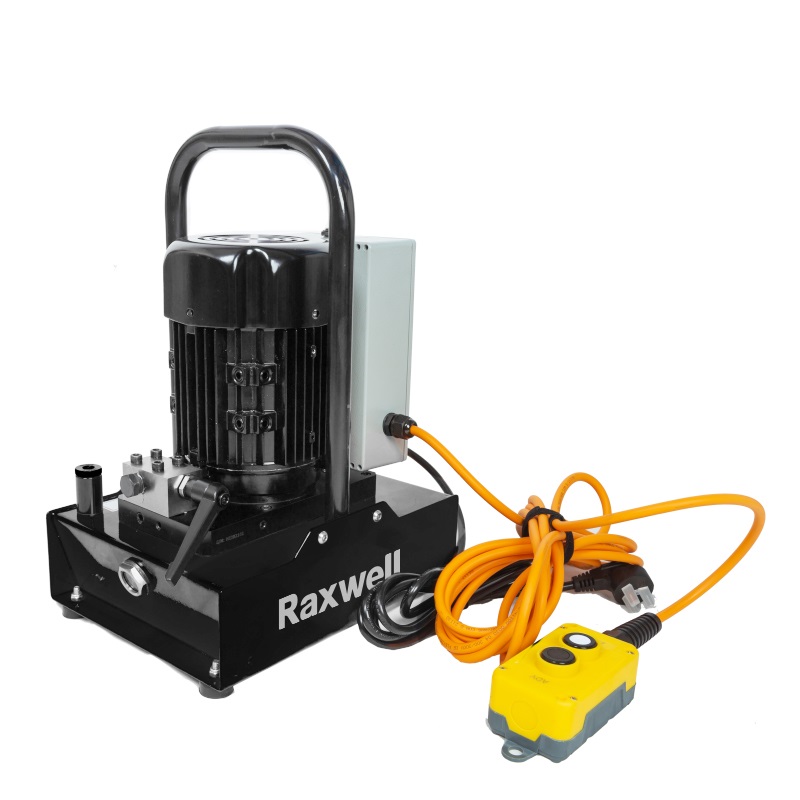 Raxwell 高压电动泵，单作用，压力700bar/储油量4000ML，无刷电机，回退溢流阀，高精度压力表，RTHP0010，1台