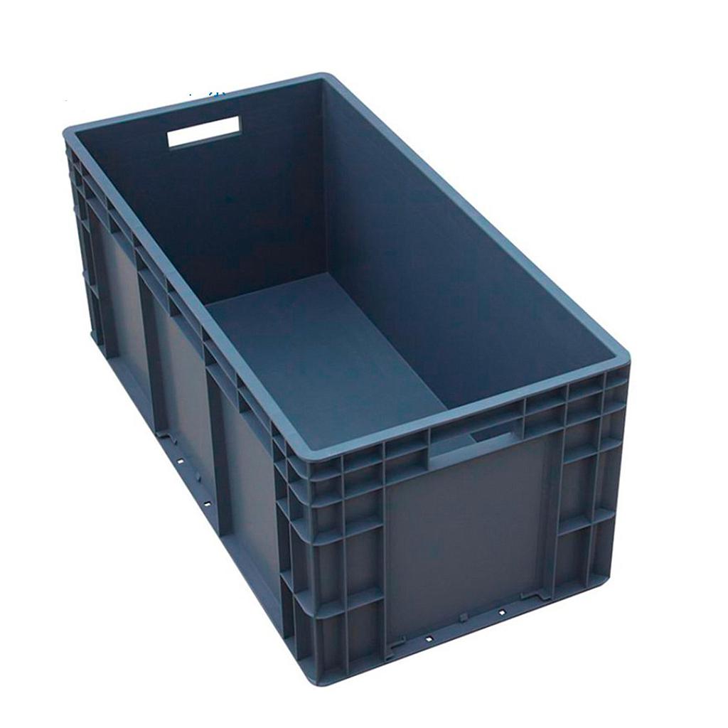Raxwell EU周转箱EU8433，800*400*330mm，灰色
