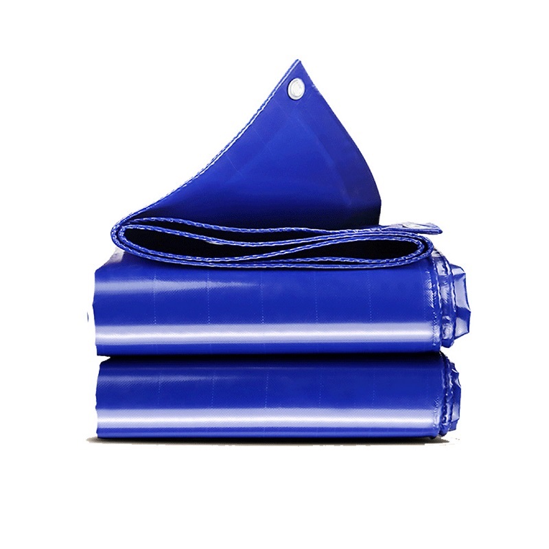 Raxwell 蓝色防雨刀刮布，尺寸(m):4*6，厚度:0.3（±0.03）mm，克重:350g/平方