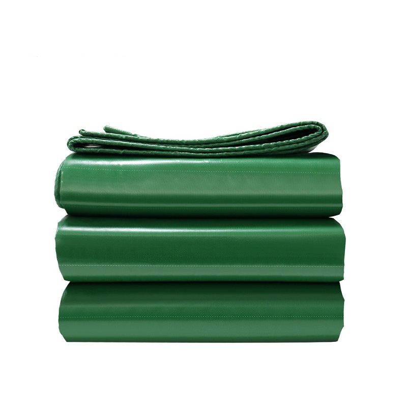 Raxwell 绿色防雨刀刮布，尺寸(m):3*4，厚度:0.35（±0.05）mm，克重:450g/平方