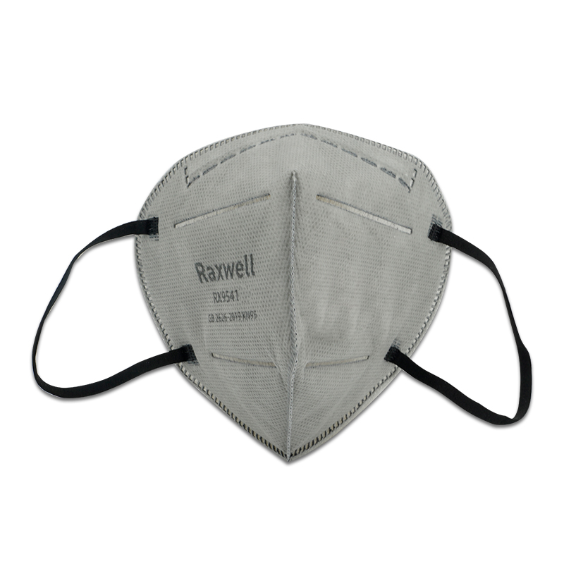 Raxwell 活性炭口罩，防有机气体，耳带式，无阀， RX9541，2个/袋，50个/盒