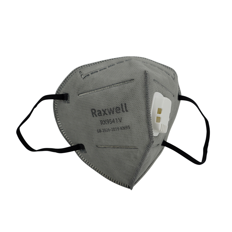 Raxwell 活性炭口罩，防颗粒物及有机气体，耳戴式，带阀， RX9541V，2个/袋，30个/盒