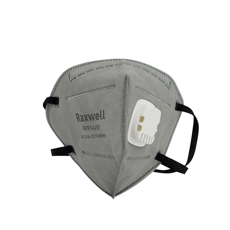 Raxwell 活性炭口罩，防有机气体，头戴式，带阀， 独立包装，25个/盒