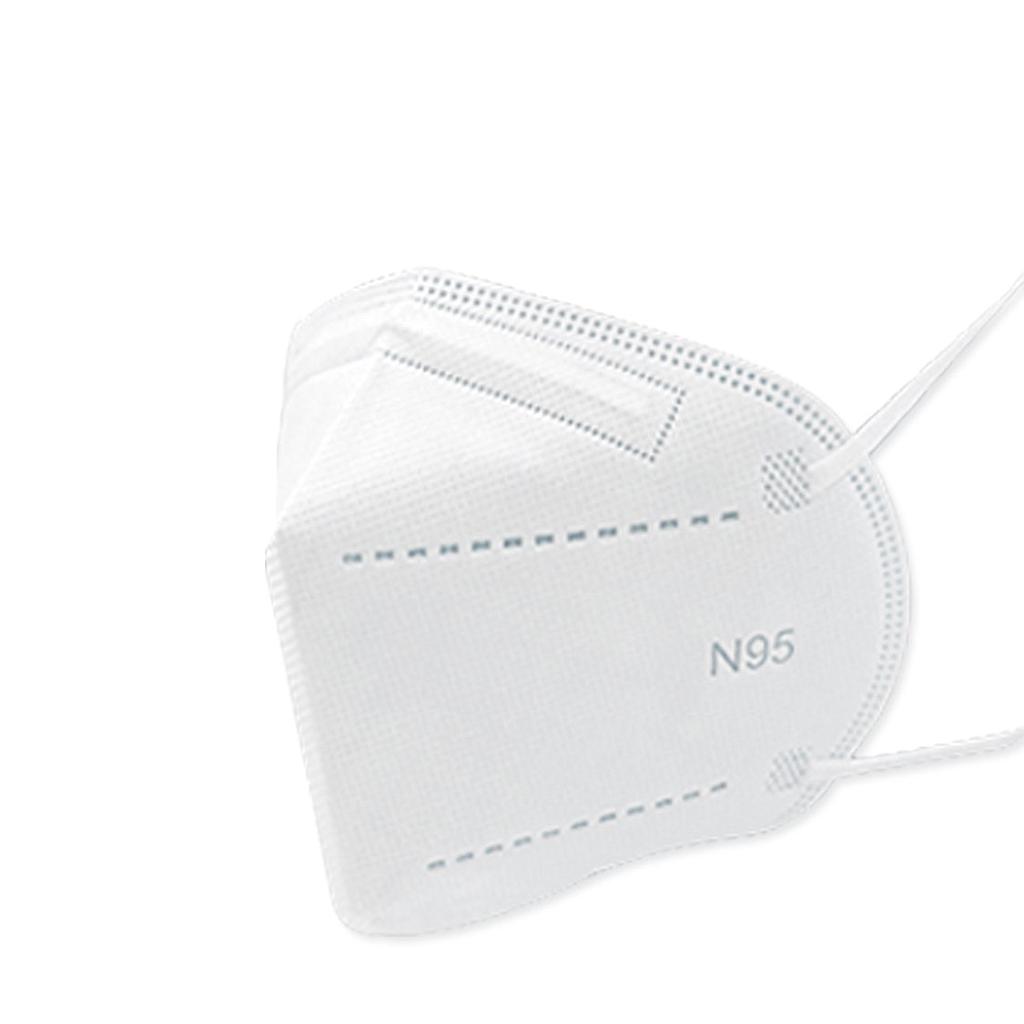 Raxwell N95医用防护口罩 无菌折叠挂耳式 单片装，50片/盒