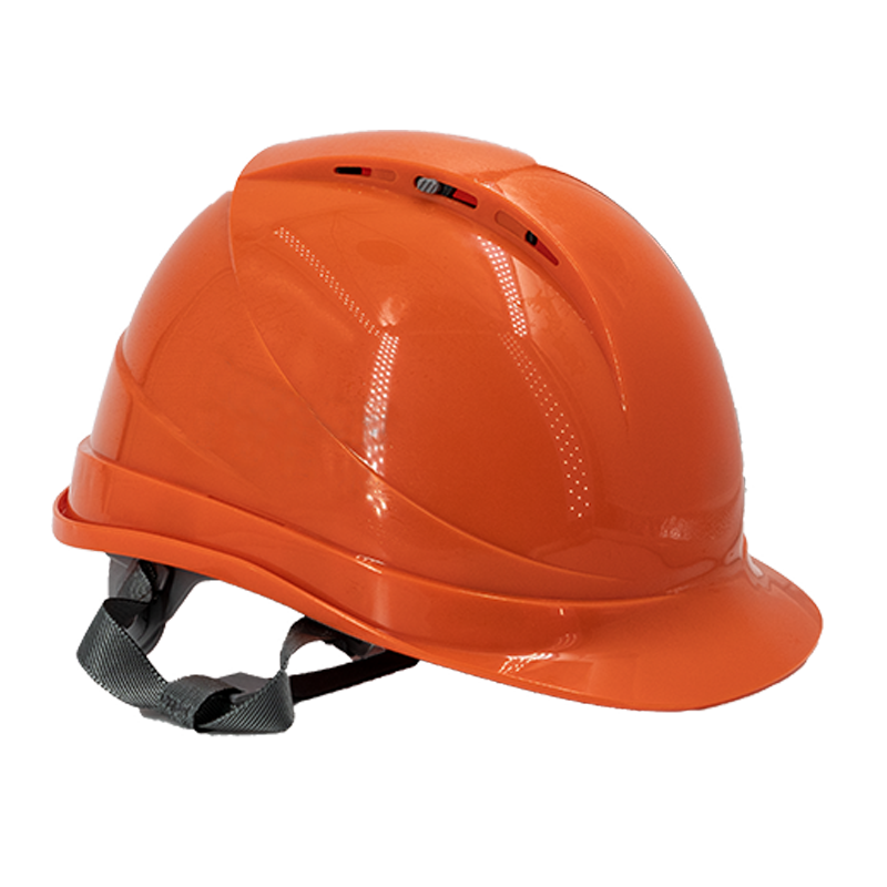 Raxwell Breathe 安全帽（橘黄色），ABS材质，带可开合透气孔