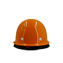 Raxwell 玻璃钢安全帽（橘黄色）