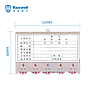 Raxwell 磁性物资卡(五位转盘)，88*125mm