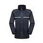 Raxwell 反光分体雨衣套装，涤丝纺，双层，183T，藏青色，L码